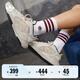 adidas「泡泡鞋」HI-TAIL 2.0經(jīng)典復(fù)古中幫運(yùn)動鞋阿迪達(dá)斯三葉草   清澈棕/燕麥色/黑色   42