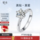 燮樂(lè )IGI證書(shū)鉑金培育鉆石戒指人工人造鉆結婚戒子七夕情人節女友禮物 1克拉培育鉆石(D/VS1/3EX/N) 11號