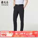 雅戈爾休閑褲男修身褲型TR褲四面彈休閑褲輕薄透氣挺括有型2025新品合款 黑色VCSX313019AWY 34 175/84A （2尺6）86cm