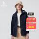 哈吉斯（HAZZYS）女裝 2025春季新款女士收腰可脫卸帽休閑夾克女ASVSU0CAU01 藏青色NV XL (170/92A 42)