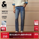 杰克·瓊斯（JACK&JONES） 男裝士個(gè)性潮流牛仔褲時(shí)尚百搭印花刺繡直筒水洗褲子225432018