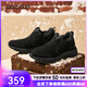 斯凱奇（Skechers）男鞋保暖男靴高幫鞋加厚加絨棉鞋一腳蹬休閑運動(dòng)鞋237283C 全黑色/BBK 41