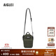 AIGLE艾高便攜斜挎包WR防潑水中性防消磁安全鎖戶(hù)外 牛油果綠 BH821 UN