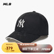 MLB棒球帽 男女情時(shí)尚侶虞書(shū)欣同款暗紋老花鴨舌帽3ACPM105N-50BKS-F