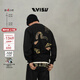 EVISU【前4折上折】福神 2025秋新品男女同款海鷗刺繡套頭圓領(lǐng)衛衣 黑色 S