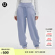 lululemon丨Plush Fleece 女士拉絨雙層腰部高腰運動(dòng)褲  LW5GBAA 藍柳 M
