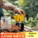比樂(lè )蒂（Bialetti）【現貨速發(fā)】摩卡壺 雙閥手沖咖啡壺黃色高壓意式濃縮手動(dòng)咖啡機 黃色雙閥2杯份 100ml 黃色雙閥