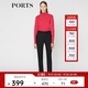 PORTS寶姿商場(chǎng)同款秋冬新品女裝長(cháng)袖套頭衫LA9K503GZH008 杜鵑紅 S