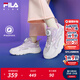 FILA斐樂(lè )兒童跑步鞋2025年秋季新款男女童小童旋鈕扣運動(dòng)鞋子火星 蘭絮紫/斐樂(lè )白-OW 32
