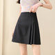 TERRE BLEUEa字短裙女2025春秋新款氣質(zhì)打底半身裙女時(shí)尚顯瘦百搭洋氣百褶裙