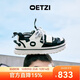 OETZI奧茲 丑萌鞋男士休閑鞋情侶百搭超輕厚底板鞋小眾大頭潮鞋禮物