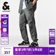 杰克·瓊斯（JACK&JONES）男裝秋季潮流男百搭舒適長(cháng)褲子寬松工裝風(fēng)休閑束腳褲男224314023 E40 知更鳥(niǎo)灰 E40 知更鳥(niǎo)灰 L 180