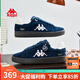 KAPPA卡帕背靠背女鞋厚底板鞋女2025秋季新款軟底運動(dòng)鞋軟底百搭休閑鞋 花青藍/經(jīng)典白 38