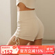 La Nikar 夏季緊身提臀防走光運動(dòng)短褲熱褲女速干跑步高腰瑜伽褲-K0580 奶咖白 雙面面料 M