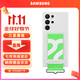 三星（SAMSUNG）Galaxy S22 Ultra 5G原裝手機殼 掛繩保護套s22u液態(tài)硅膠殼 S22 Ultra【白色】