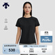 DESCENTE 迪桑特ESSENTIAL系列女士短袖針織衫夏季新品 BK-黑色 S (160/80A)