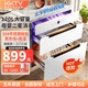 KKTV康佳互聯(lián)網(wǎng)品牌家用消毒柜嵌入式碗柜碗筷三層紫外線(xiàn)一級能效二星級廚房家庭奶瓶大容量烘干一體機 二星級 120L 【旗艦款】304不銹鋼-K06白