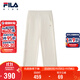 FILA斐樂(lè )兒童童裝褲子2025年冬季女童中大童寬松中腰運動(dòng)長(cháng)褲
