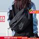 耐克（NIKE） 斜挎包男包女包 2025新款運動(dòng)包戶(hù)外旅行包時(shí)尚腰包黑色單肩包 熱推/52*12*21cm/曬圖退5  MISC