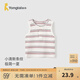 童泰（TONGTAI）嬰兒背心夏季寶寶衣服兒童休閑外出上衣男童坎肩女童吊帶夏裝 紫色 110cm