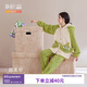 靜韻【超柔軟】三眼仔睡衣女秋冬珊瑚絨加厚保暖軟棉棉家居服套裝男