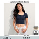 ABERCROMBIE & FITCH【多色亨利領(lǐng)】女裝25夏季經(jīng)典小麋鹿修身短袖T恤KI139-5271 海軍藍(lán)(綠色小麋鹿) S (165/92A)