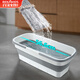 百家好世 可折疊拖把桶25L平板拖把長(cháng)方形桶拖地水桶家用加厚大墩布桶