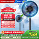 美的（Midea）電風(fēng)扇落地扇家用七葉立式扇 臥室宿舍輕音節能大風(fēng)量電扇搖頭扇 可調節廣角送風(fēng)易清洗 補貼