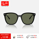 雷朋（RayBan）太陽鏡男女款時(shí)尚墨鏡舒適眼鏡0RB4423D禮物禮物 601/9A黑色鏡框深綠色偏光鏡片 尺寸66