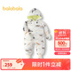 巴拉巴拉嬰兒連體衣羽絨服男女童2024冬裝抱衣爬服保暖洋氣潮208424120205