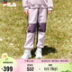 FILA斐樂(lè)兒童童裝褲子2025年冬季男女童加絨運(yùn)動(dòng)針織長(zhǎng)褲