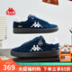 KAPPA卡帕背靠背女鞋厚底板鞋女2025秋季新款軟底運動(dòng)鞋軟底百搭休閑鞋 花青藍/經(jīng)典白 38