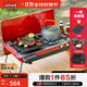 燒烤世家火狐戶(hù)外野營(yíng)燒烤爐野外瓦斯燃氣灶卡式爐露營(yíng)裝備爐具便攜式