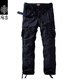 MATCH麻吉MATCH 工裝長(cháng)褲男時(shí)尚薄款戶(hù)外多袋褲潮直筒寬松休閑褲 6057 深灰  XL
