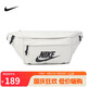 耐克NIKE 王一博同款 中性腰包  休閑包 BA5751-072淺骨色大號