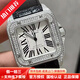 【二手99新】卡地亞女表Cartier山度士桑托斯系自動(dòng)機械時(shí)尚二手奢侈品男土腕手表 【大號】W20073X8后鑲鉆
