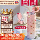 寶威瑪（BVGMAV）保溫杯女士學(xué)生雙蓋316不銹鋼大容量水杯高檔成人兒童吸管彈蓋杯