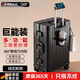 法·瑪莎 FAV MARTHA德國品質(zhì)行李箱大容量收納鋁框拉桿箱靜音萬(wàn)向輪20寸登機箱密 黑色[頂配+前置掛鉤+水杯座+usb] 20寸
