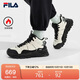 FILA 斐樂(lè )官方滿(mǎn)天星中幫加絨老爹鞋女鞋休閑鞋2025冬保暖厚底運動(dòng)鞋