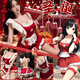 惹火貓（cupidcat）情趣內衣性感制服誘惑女仆套裝COS圣誕節新年角色扮演 R1412紅