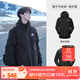 駱駝（CAMEL）戶(hù)外沖鋒衣三防防水登山服新男女三合一外套 A13CA31071H，幻影黑，男 羽絨內膽 羽絨 M