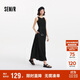 森馬（Semir）連衣裙女高腰拼接背心裙百搭2025夏優(yōu)雅圓領(lǐng)長(zhǎng)裙通勤109325114015
