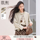 香影白色立領(lǐng)皮衣外套女2025秋季新款超好看機車(chē)風(fēng)短款pu夾克上衣 鷺白 M 160/84A/95-110斤