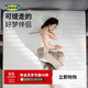 宜家（IKEA） 瓦勒沃格袋裝彈簧床墊分區定點(diǎn)支撐家用席夢(mèng)思硬墊 袋裝彈簧床墊【硬++】淺藍色 1800mm*2000mm