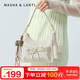 馬莎蘭緹（MashaLanti）單肩包簡(jiǎn)約蝴蝶結女士包包女包大容量單肩斜挎包高級感腋下HOBO包