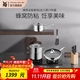WMF福騰寶不銹鋼蜂窩炒鍋不粘煎鍋湯蒸鍋奶鍋刀具套組廚房鍋具套裝 蜂窩全能套組（含刀具） 9件套