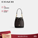 蔻馳（COACH）【品牌直供】女士DEMPSEY迷你手提單肩斜挎包水桶包拼色CW299
