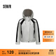 森馬（Semir）羽絨服女撞色拼接潮酷流行時(shí)尚衣服春季三防寬松連帽外套戶(hù)外 白黑色調00319 M