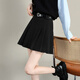 TERRE BLEUE時(shí)尚小個(gè)子百褶短裙2025春秋新款氣質(zhì)高級感減齡顯瘦A字裙子