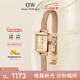丹尼爾惠靈頓（DanielWellington）DW女士手表復(fù)古小方糖鋼帶時(shí)尚腕表女七夕禮物送女友DW00100651